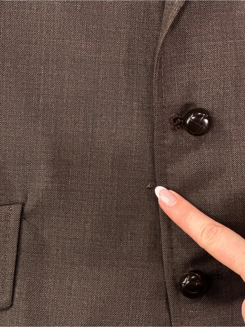 Simpson Clothes Vintage 1980 Western Wool Sport Coat Blazer Brown 40R